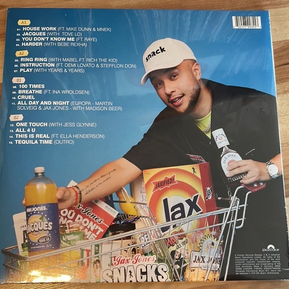 NEW SEALED Jax Jones Snacks Double LP Vinyl Record - Picture 2 of 2